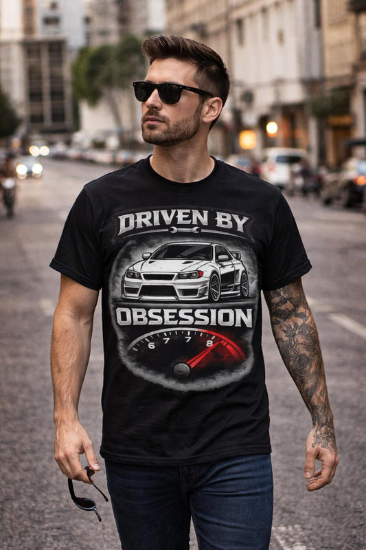 Driven by Obsession Car Graphic Tee, Automotive Enthusiast Gift